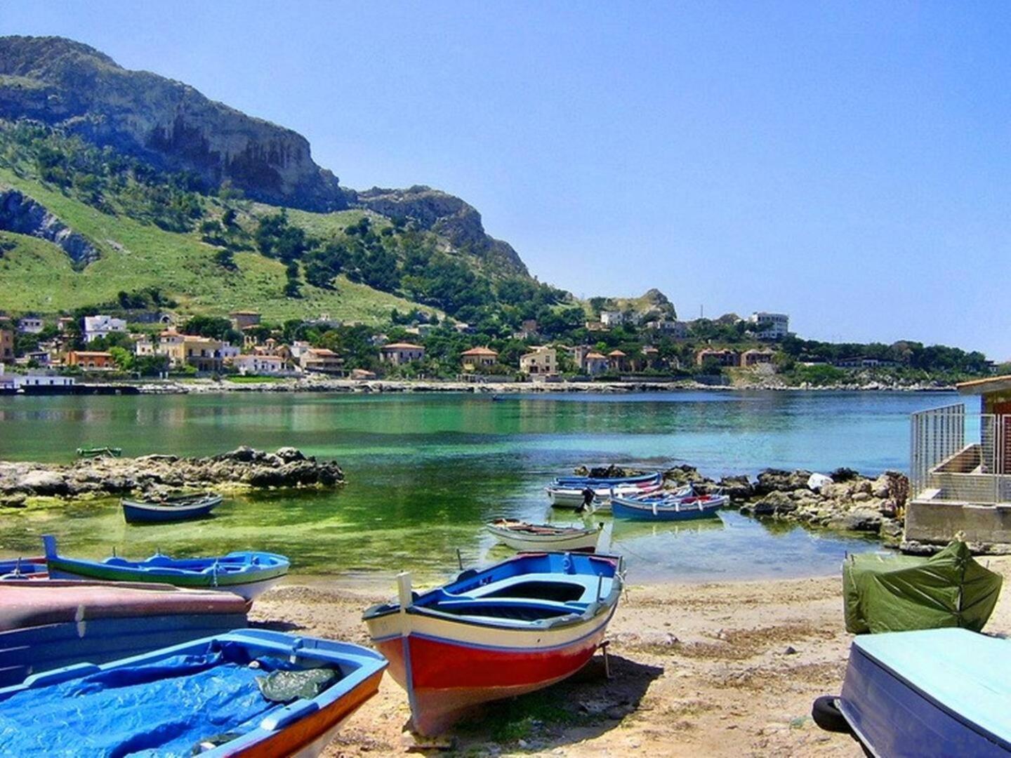 - Palermo - Sferracavallo Sul Mare Apartman Kültér fotó